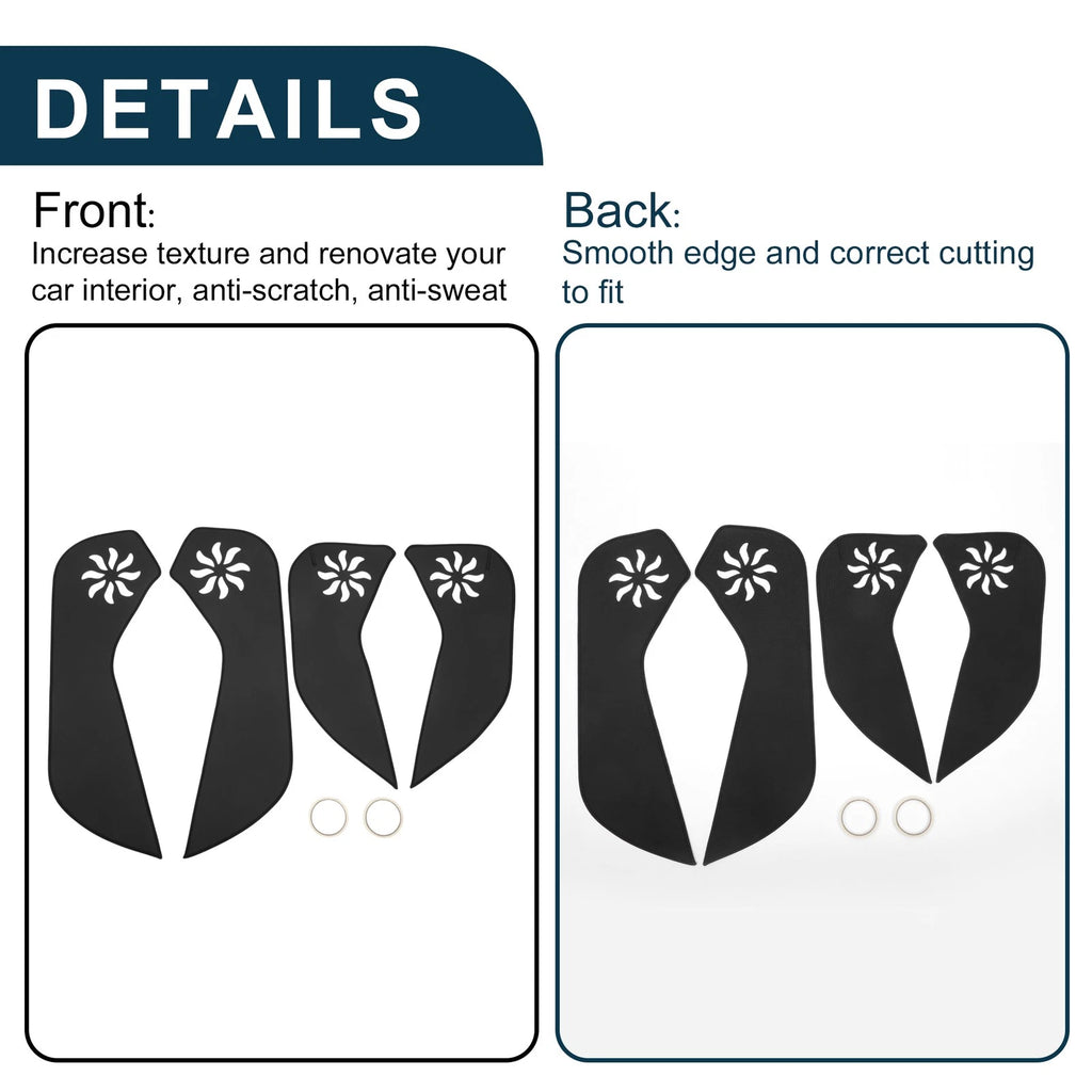 Set of 1 Car Door Anti Kick Pad Sticker Protector for Ford EcoSport (2013)