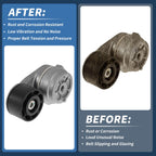 Belt Tensioner for Chevrolet C6500 Kodiak (2004–2009) No. 15170283 Metal 1 Pc