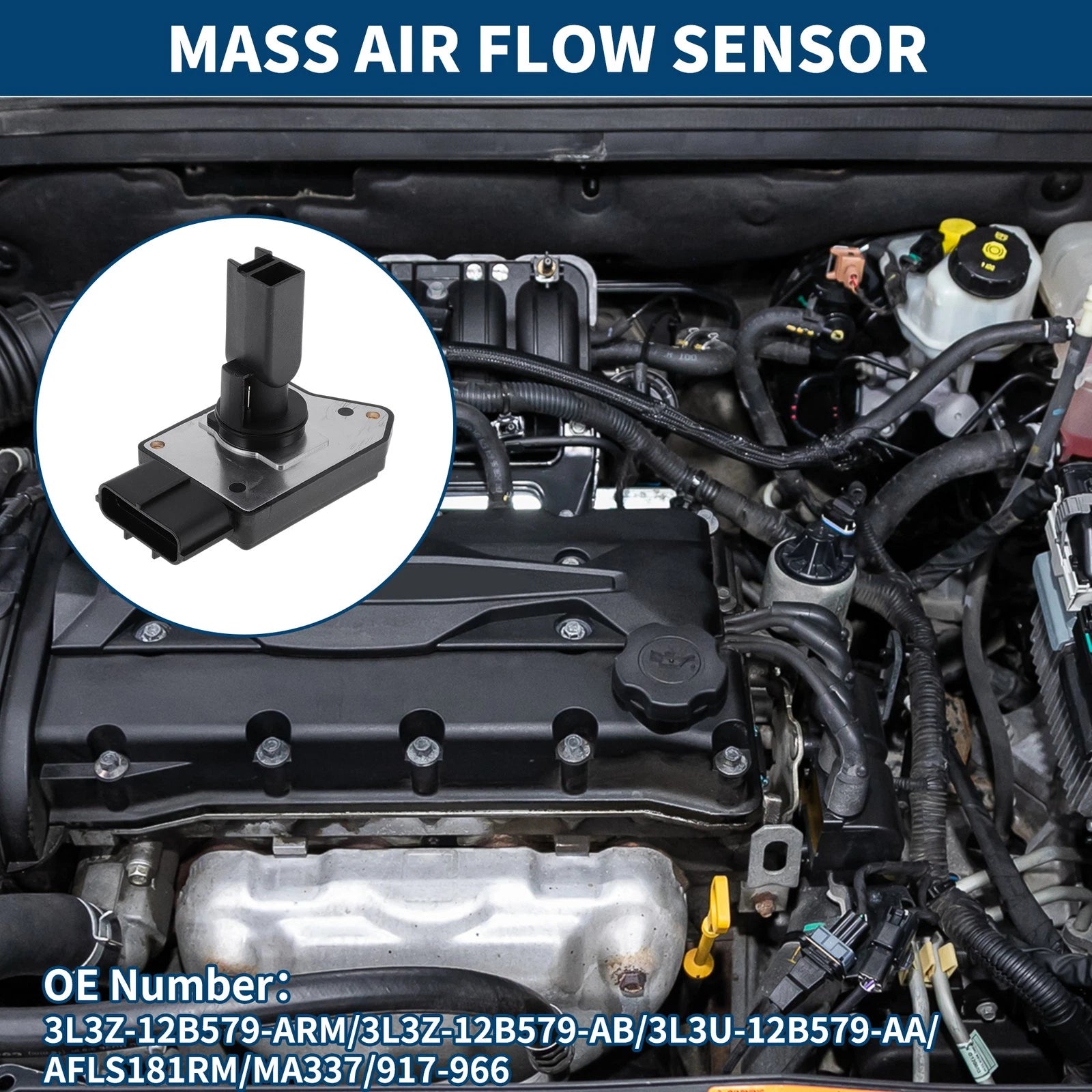 Mass Air Flow Sensor Meter No. 3L3Z-12B579-ARM for Ford Excursion (2003–2005)