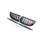 Gloss Black Dual Line Grille for BMW 3 Series E90 E91 (2006–2008)