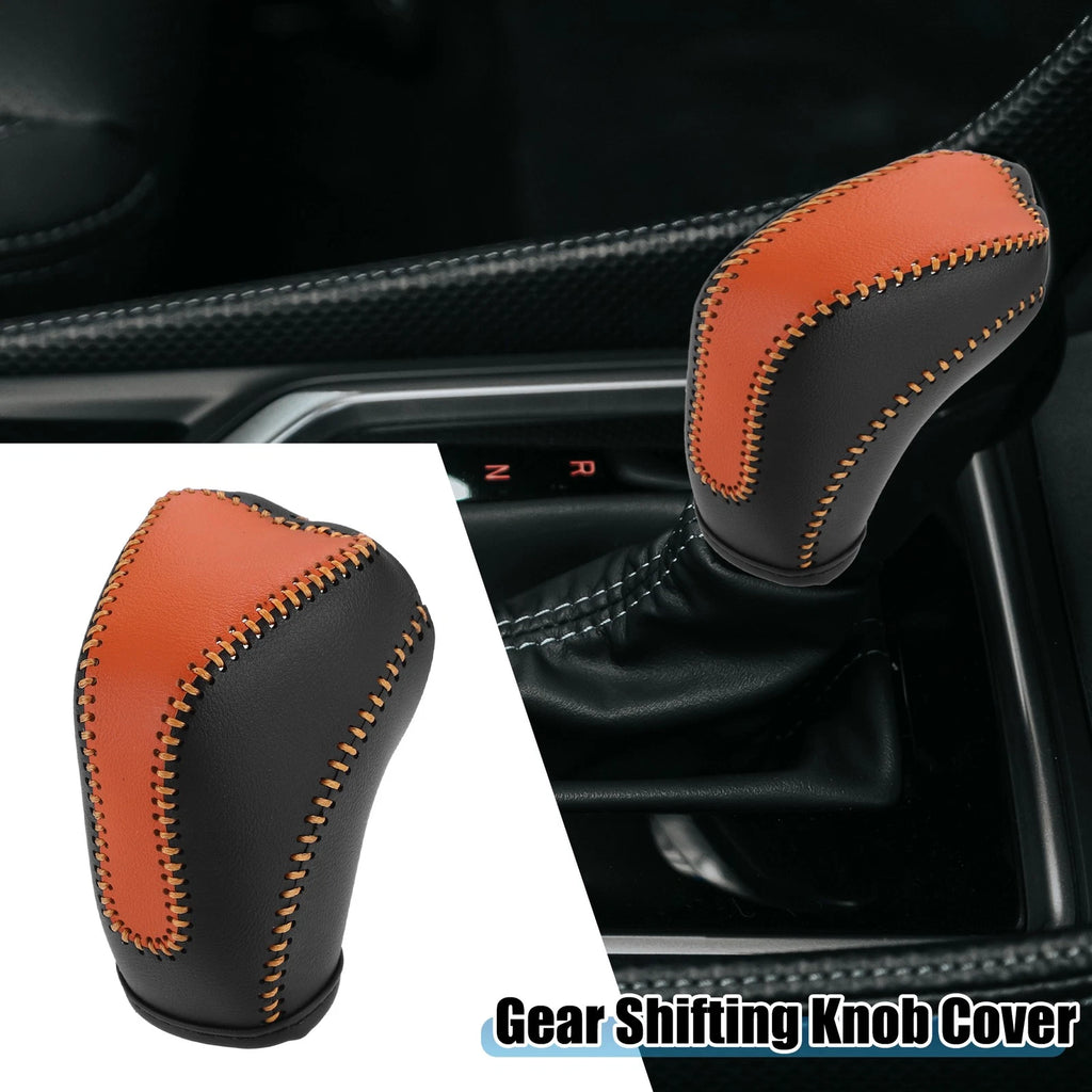 Gear Shifting Knob Cover Trim for Subaru Crosstrek (2018–2023) Black Orange