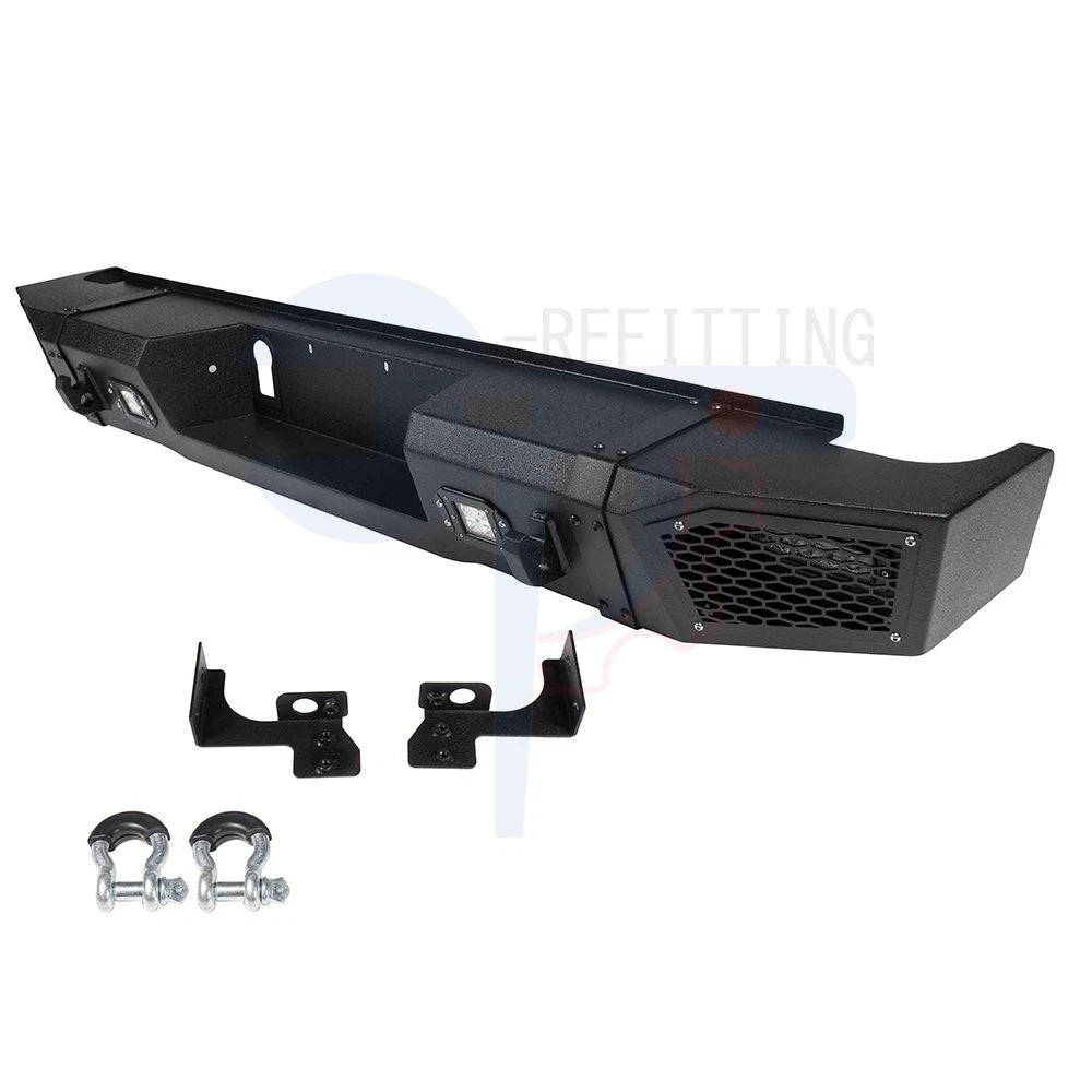 Front Rear Bumper with LED Lights for Chevrolet Silverado 2500 (2015–2017)