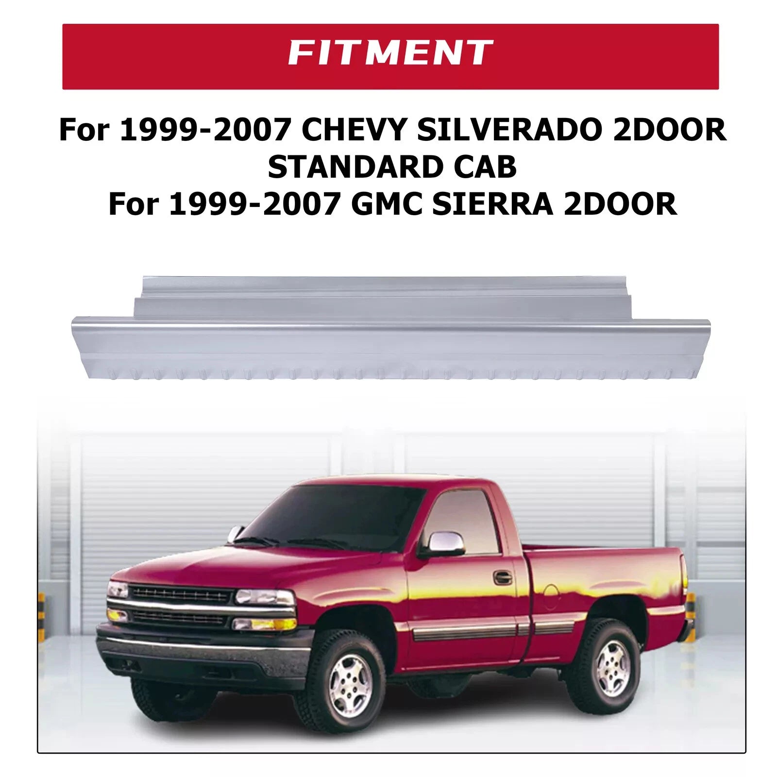 Rocker Panels Pair for Chevy Silverado Sierra 1999-2007