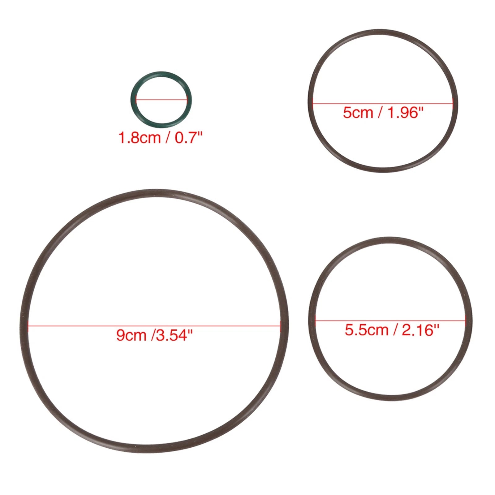 Vacuum Pump Rebuild Kit O Rings Gasket for VW Audi 2.0T (2005–2007) 6D145100