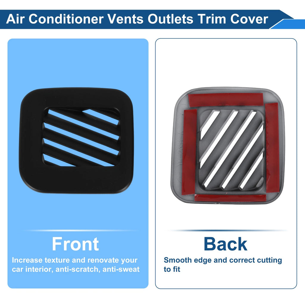 Air Condition Outlet Vent Trim Cover Frame for Ford Maverick (2022–2025) Matte Black