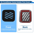 Air Condition Outlet Vent Trim Cover Frame for Ford Maverick (2022–2025) Matte Black