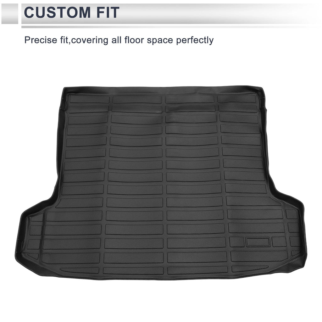 Cargo Liner Rear Trunk Mat for Hyundai Tucson (2022–2024) TPE Long Grid Pattern