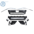 Grille Bumper Fog Light Kit for Honda Odyssey (2018–2020) Chrome Frame