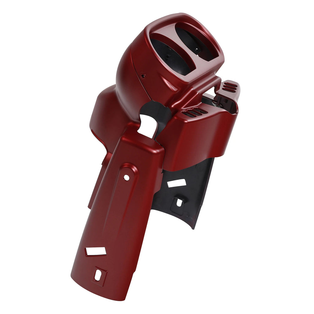 Instrument Housing for Harley Touring Road Glide (2015–2024) Wicked Red Denim