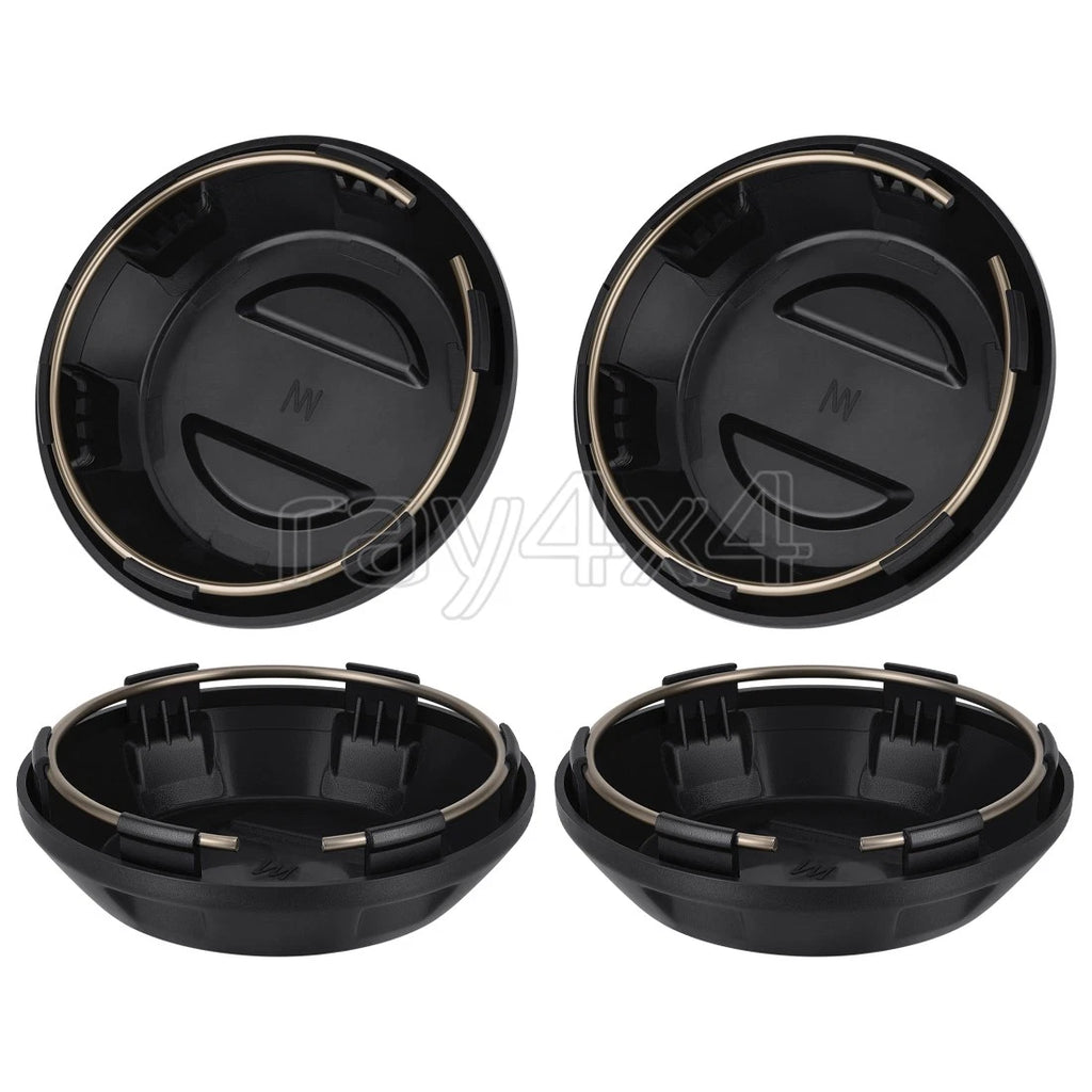 Set of 4 Center Hub Wheel Caps for Polaris RZR PRO XP (2021–2025)