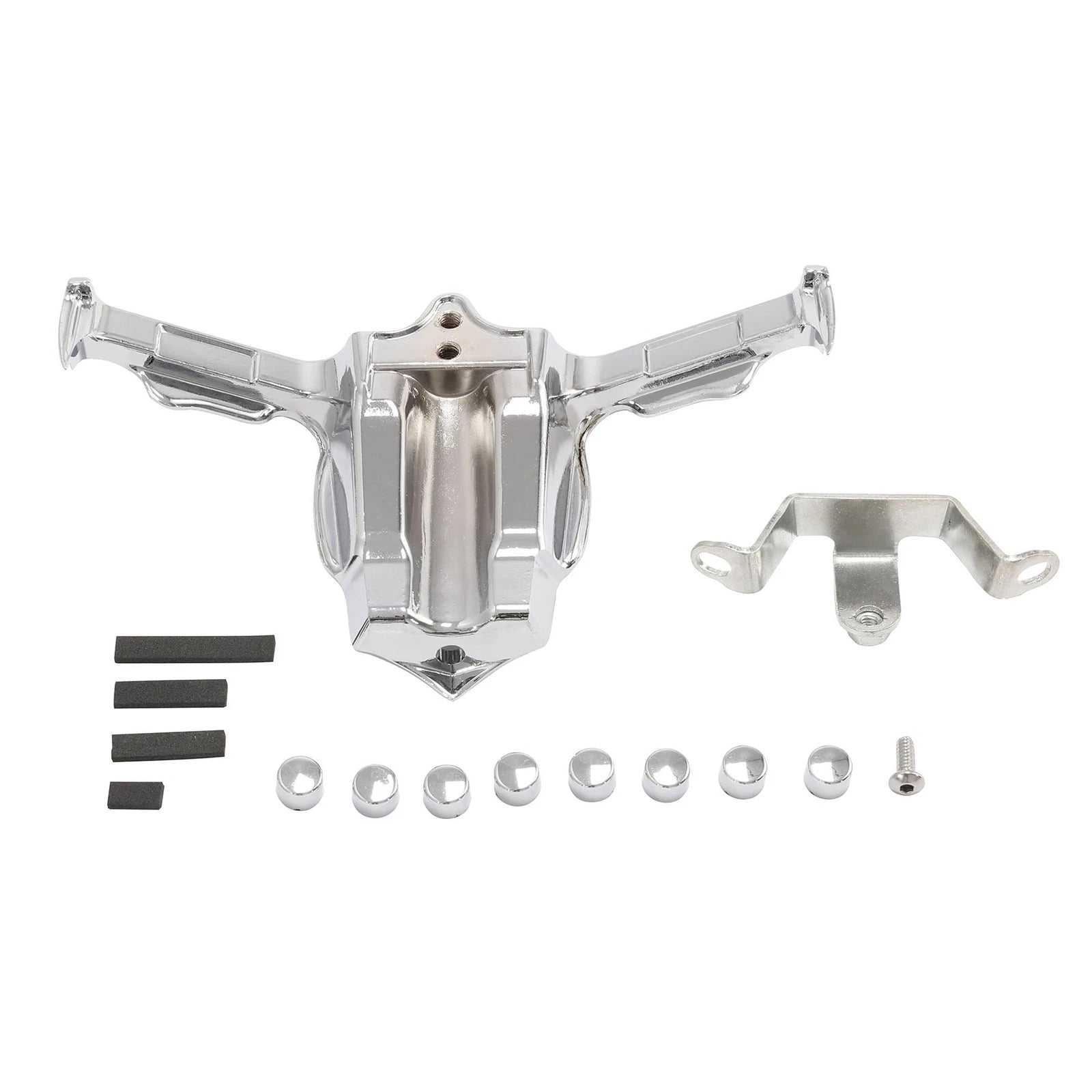 Chrome Tappet Block Accent for Harley Twin Cam Fat Boy Road King (1999–2017)