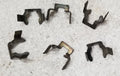 Set of 6 Fuel Injector Clips for Jaguar S-Type 3.0L V6 (2003–2008)