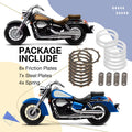 Heavy Duty Clutch Friction Plates Kit for Honda VT750 Shadow Spirit Aero(2004–2015)