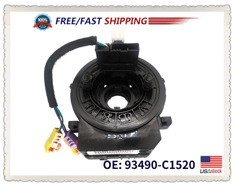 Clock Spring 93490-C1520 for Hyundai Sonata/Sonata Hybrid (2018–2019)
