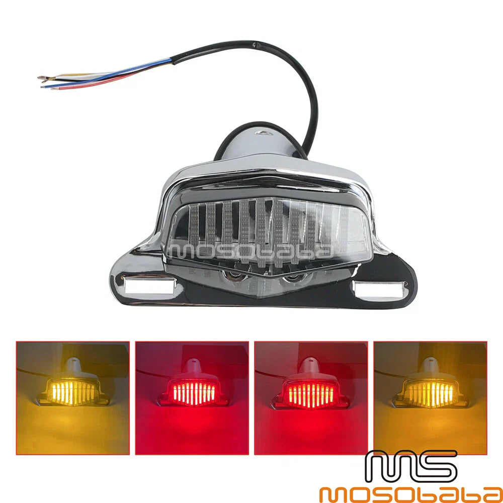LED Brake Tail Turn Signal Lights for Harley Dyna FLD FXDC (2012-2017)