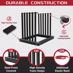 5-Lite Windshield Rack for Truck Auto Glass Transport with Rubber Strip
