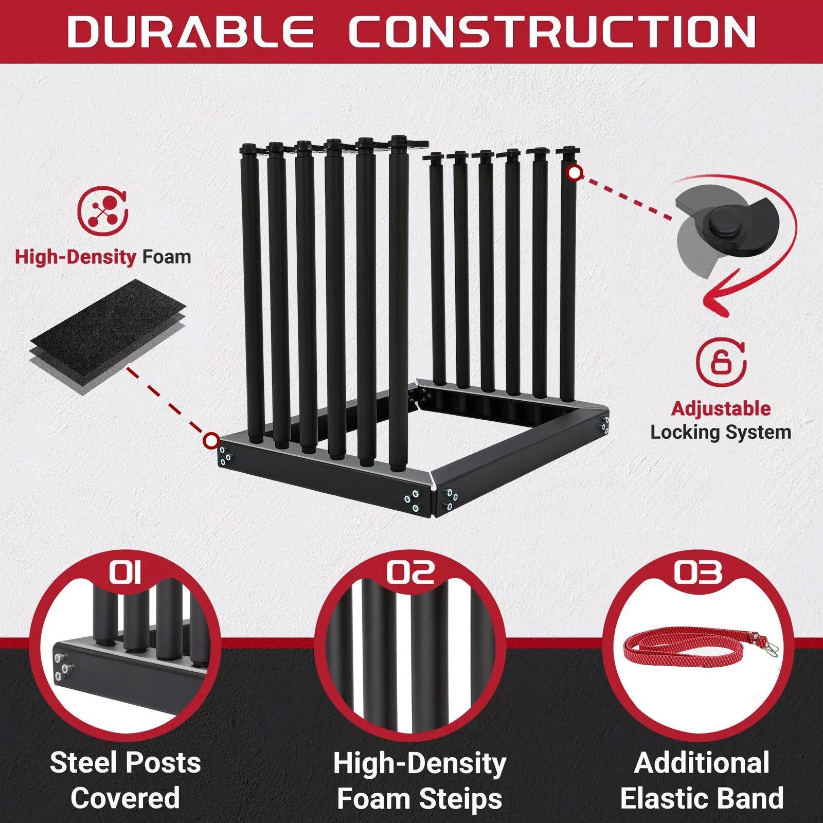 5-Lite Windshield Rack for Truck Auto Glass Transport with Rubber Strip