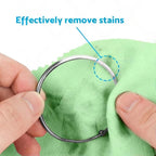 Silver Polishing Cloths Set of 4 for Jewelry Cleaning and Coin Polishing