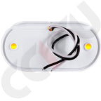 Set of 4 Amber LED Side Marker Lamps for Toy Hauler Horse Trailer