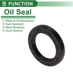 Oil Seal NBR Rubber 42x62x8mm for Various Models (5 Pcs)