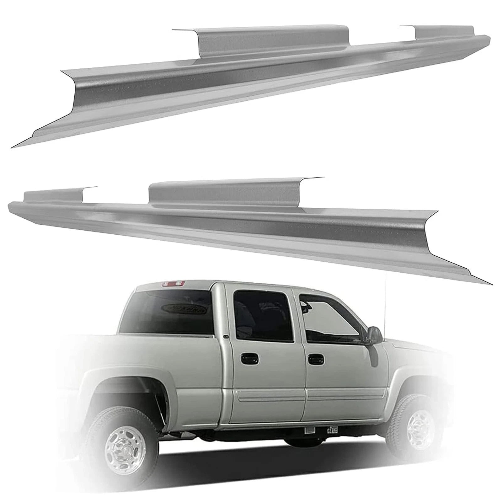Steel Rocker Panel for Chevy Silverado Sierra 1500 2500HD 3500HD (1999–2007)