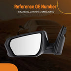 Left Mirror for Chevy Equinox/GMC Terrain (2018–2024) 84225382 Power Heat