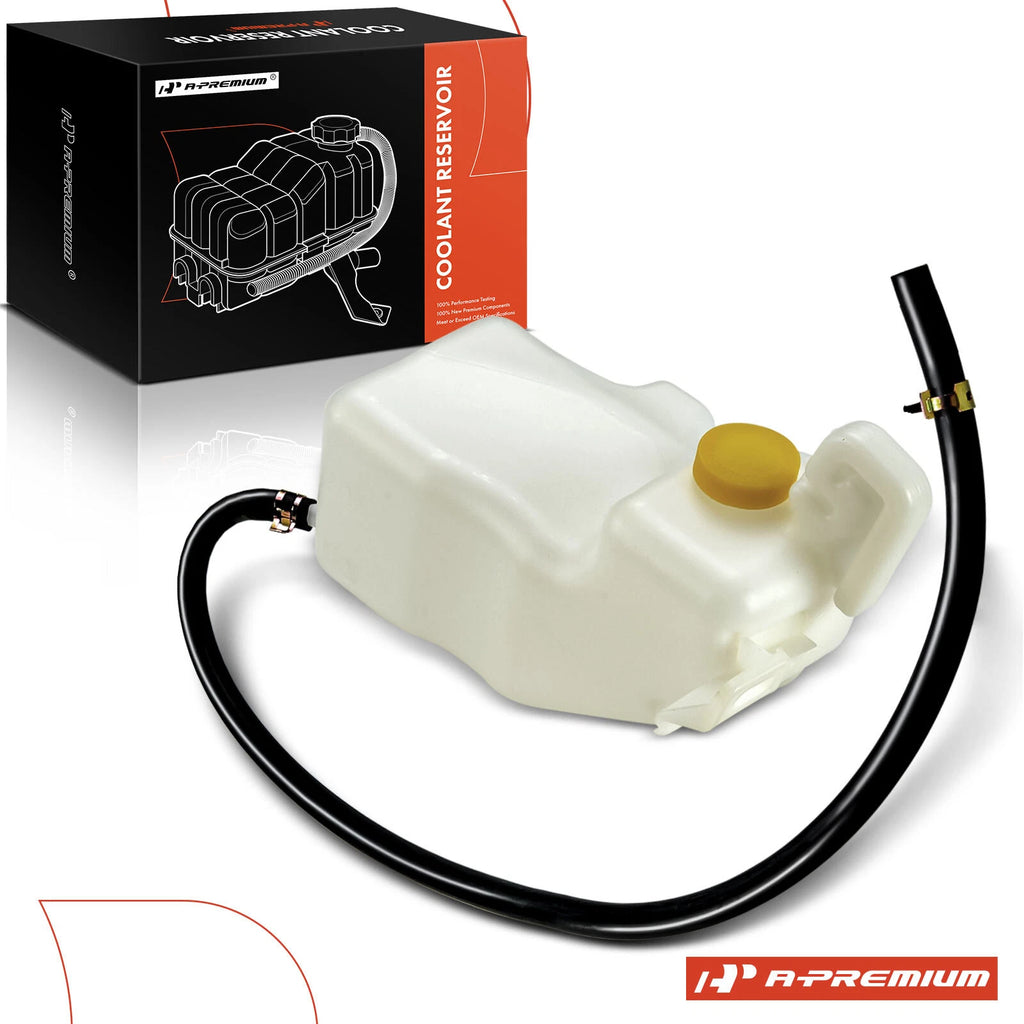 Coolant Expansion Overflow Tank with Cap for Nissan Sentra (2007–2012)