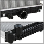 2-Row Aluminum Radiator for Freightliner FLD120SD/Sterling L9500 (2008–2012)