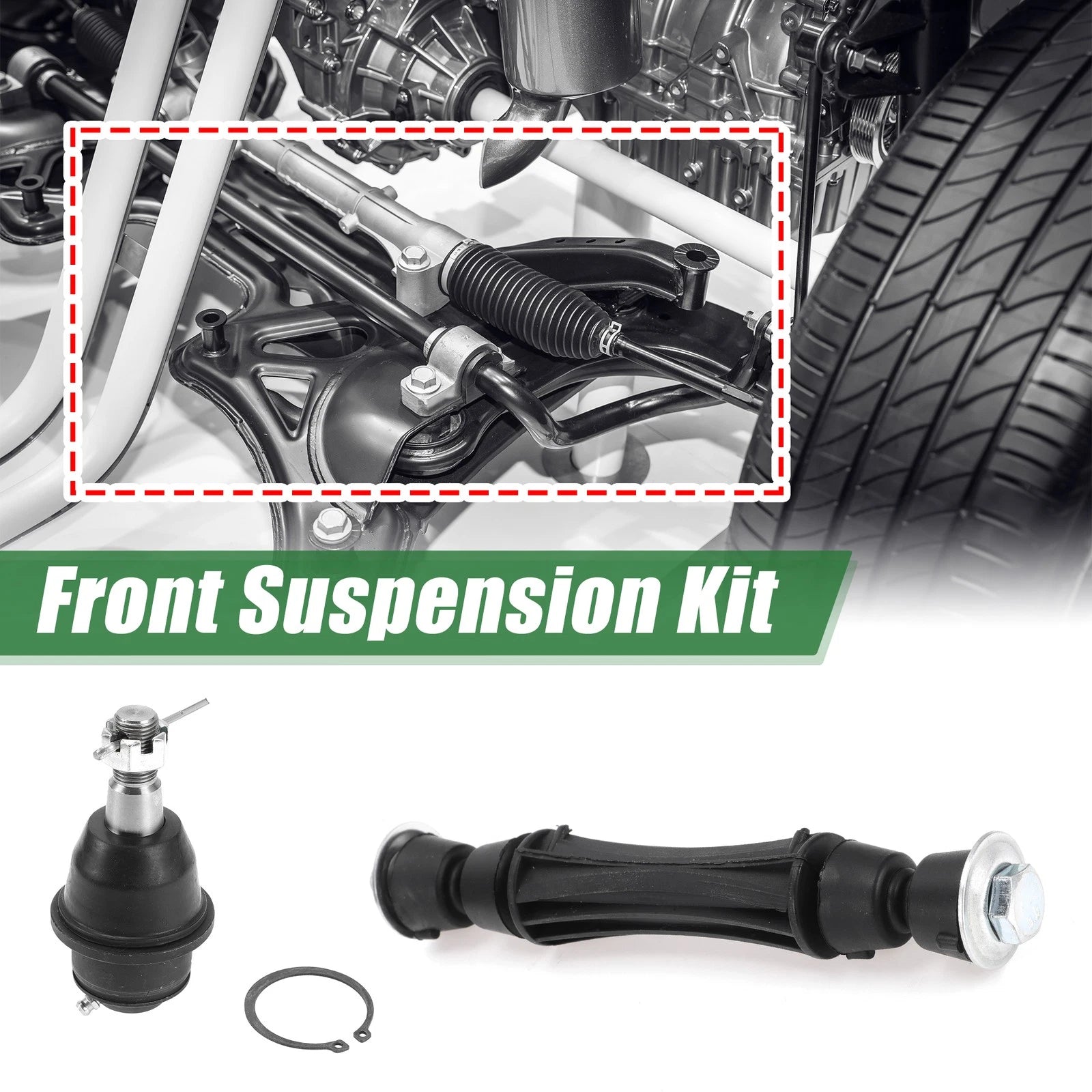 Set of 4 Front Suspension Kit Sway Bar Link Lower Ball Joint for Chevrolet Tahoe  656320972352