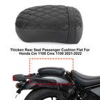 Rear Seat Passenger Cushion for Honda CM 1100 CMX 1100 (2021–2024) Flat Black