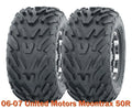 Set of 2 ATV Tires 16x8-7 for United Motors Moontrax 50R (2006–2007)