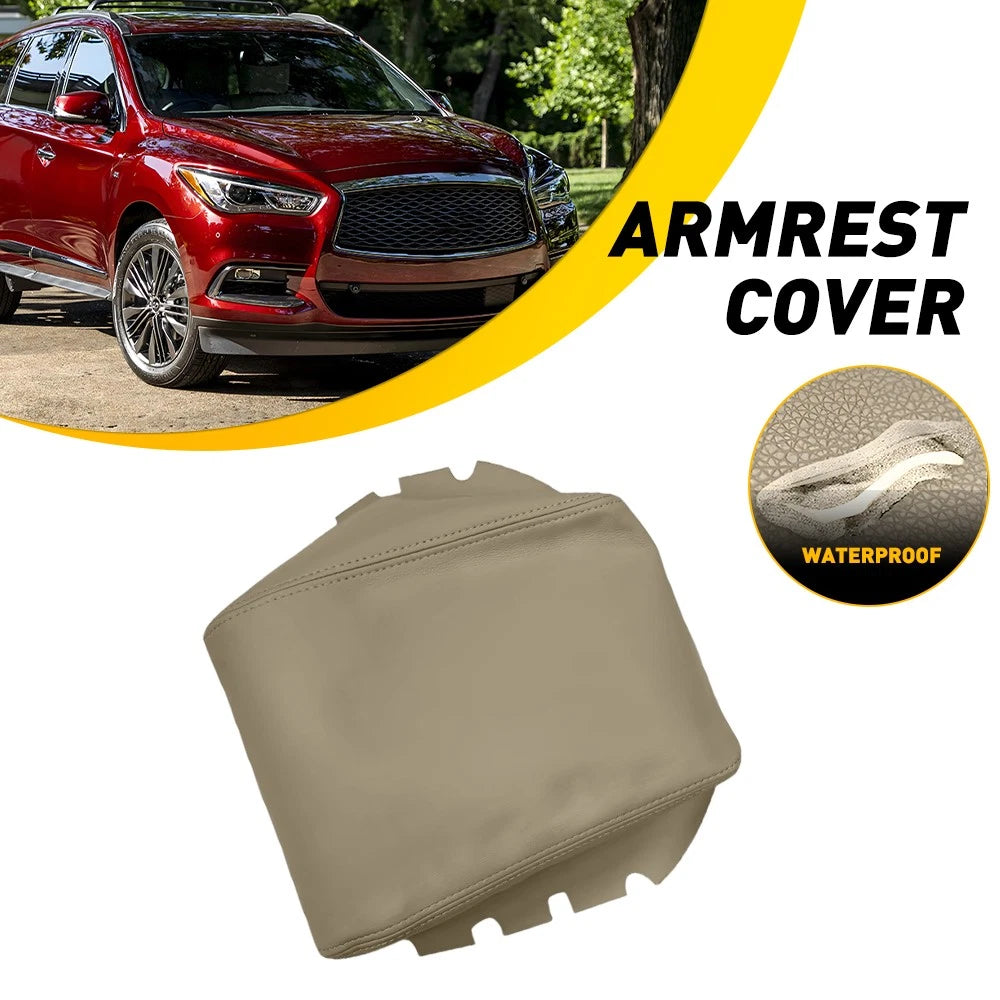 Center Console Lid Armrest Cover for Infiniti QX60 JX35 (2013–2020) Beige EPY