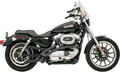 Bassani Exhaust System for Harley Davidson XL ('86–'03) - Black - XL-FF12B