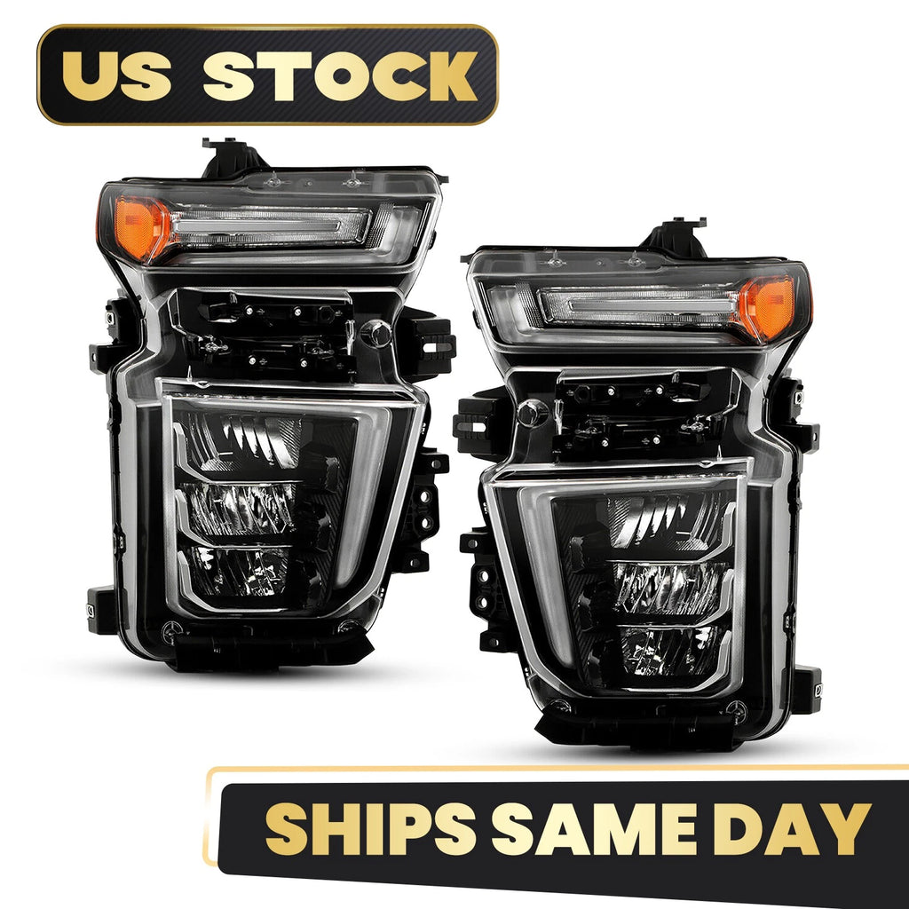 LED Headlights for Chevy Silverado 2500HD 3500HD (2020–2023) Left+Right