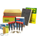 Tune-Up Kit with 6 Mann Filters & 6 Denso Double Platinum Spark Plugs for Audi