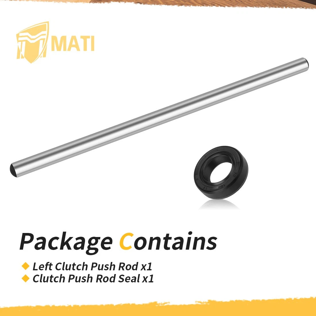 Clutch Push Rod Seal for Suzuki GSXR1000 1000R (2017–2024) 23111-26D00 09285-10004