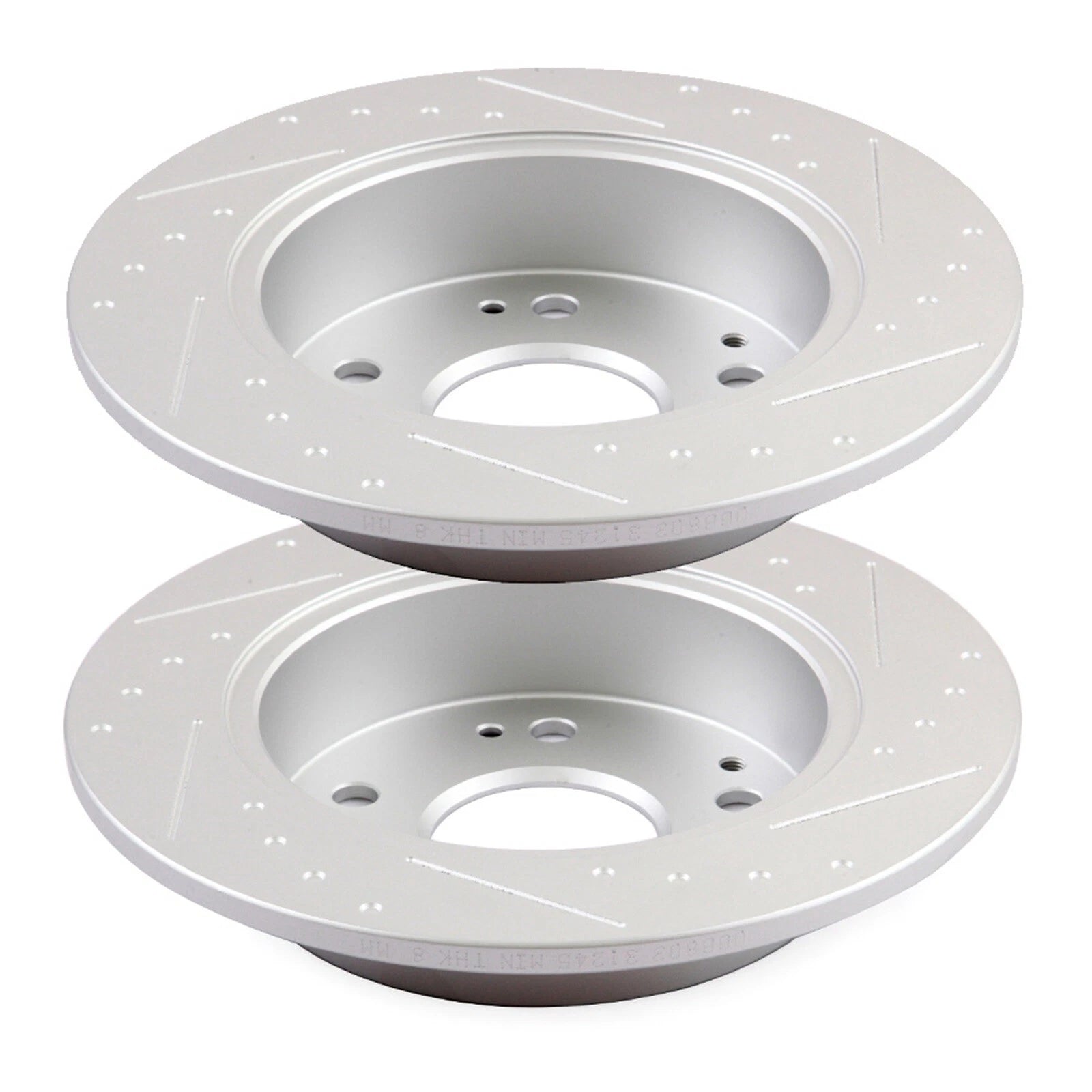 Set of 4 Brake Rotors for Honda Accord V6 (1998–2002)