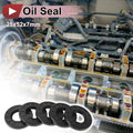 Set of 5 Rotary Shaft Oil Seals 25x52x7mm Nitrile Rubber 672668828403