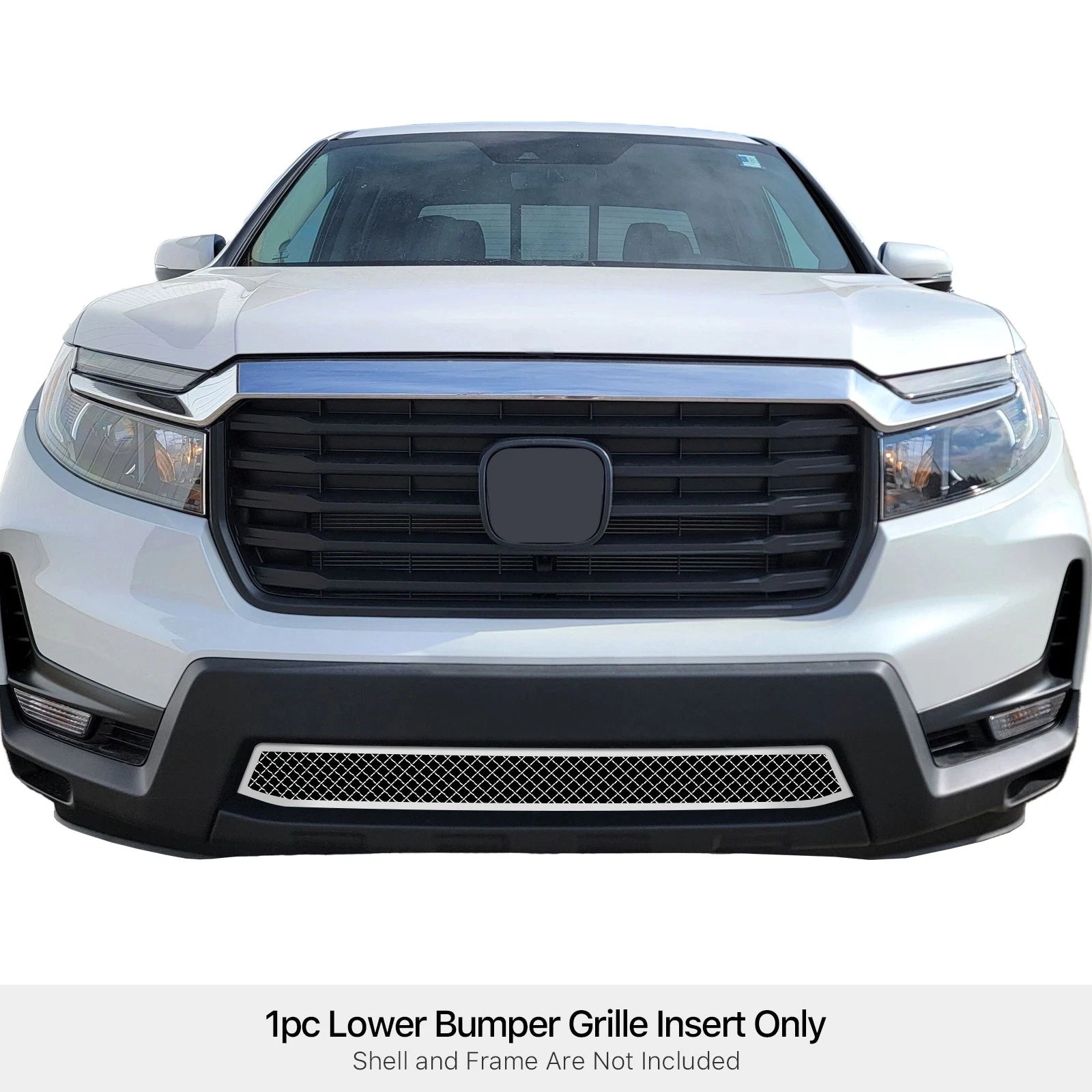 Stainless Steel Chrome Mesh Grille Insert for Honda Ridgeline (2021-2026)