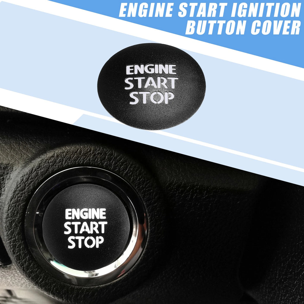 Ignition Button Cover Decal for Toyota Tacoma (2016–2021) Black