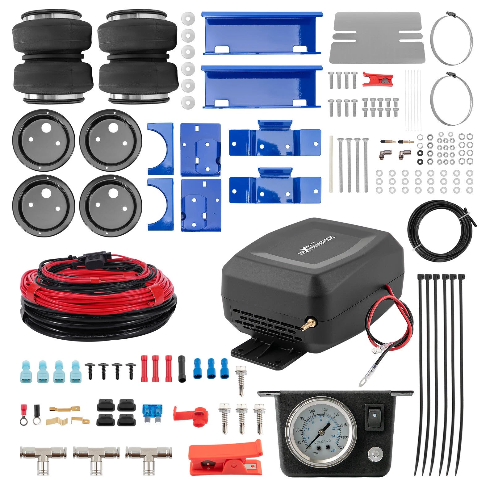Air Suspension Kit with Compressor for Chevrolet K2500/C2500 (1988-2000)