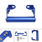 Navigation Bracket for Motorbike Motorcycle (22mm, Blue)