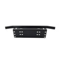 Black Bull Bar Front License Plate Mount Bracket for Off-Road Light Bar