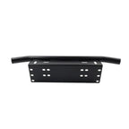 Black Bull Bar Front License Plate Mount Bracket for Off-Road Light Bar