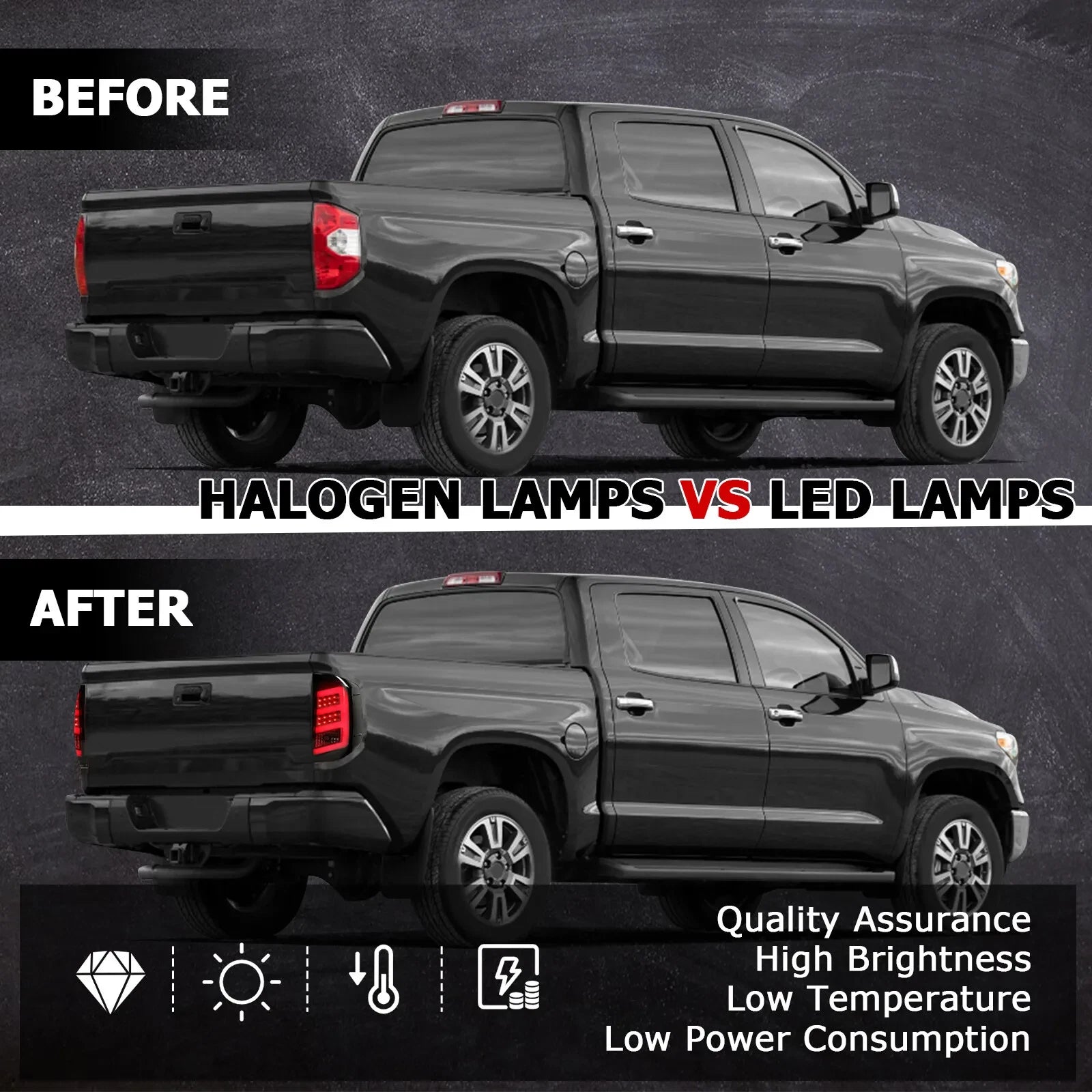 LED Tail Lights for Toyota Tundra (2014–2021)