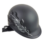 Half Helmet for Motorcycle (DOT Approved) with Swarovski Crystal Low Profile