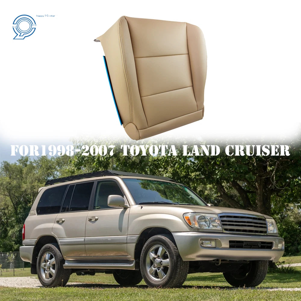 Seat Cover for Toyota Land Cruiser (1998–2007) Front Left Bottom Leather Tan
