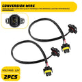 2X 5202 H16 to H11 H8 Conversion Harness Cable Socket Adapter for Jeep