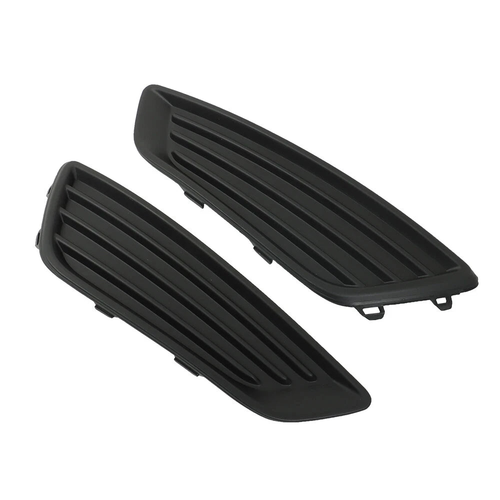 Front Upper Grille Replacement Set for Ford Focus (2015–2018) Black Mesh