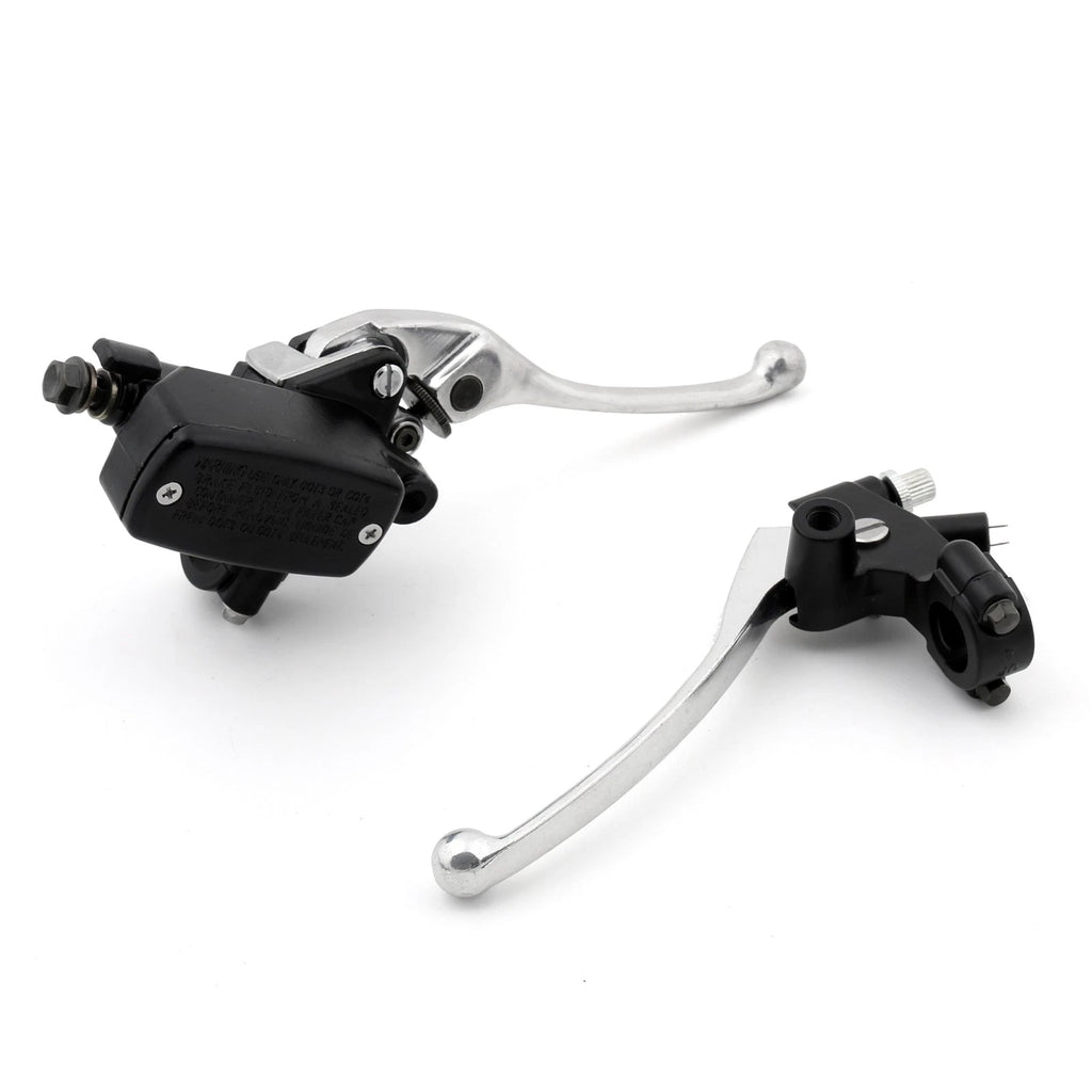 Chrome Hand Control Reservoir Brake Clutch Lever for Motorcycle (7/8")